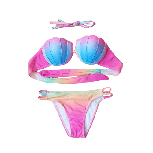Deniz Kabuğu Bikini Pastel Pembe Denizkızı